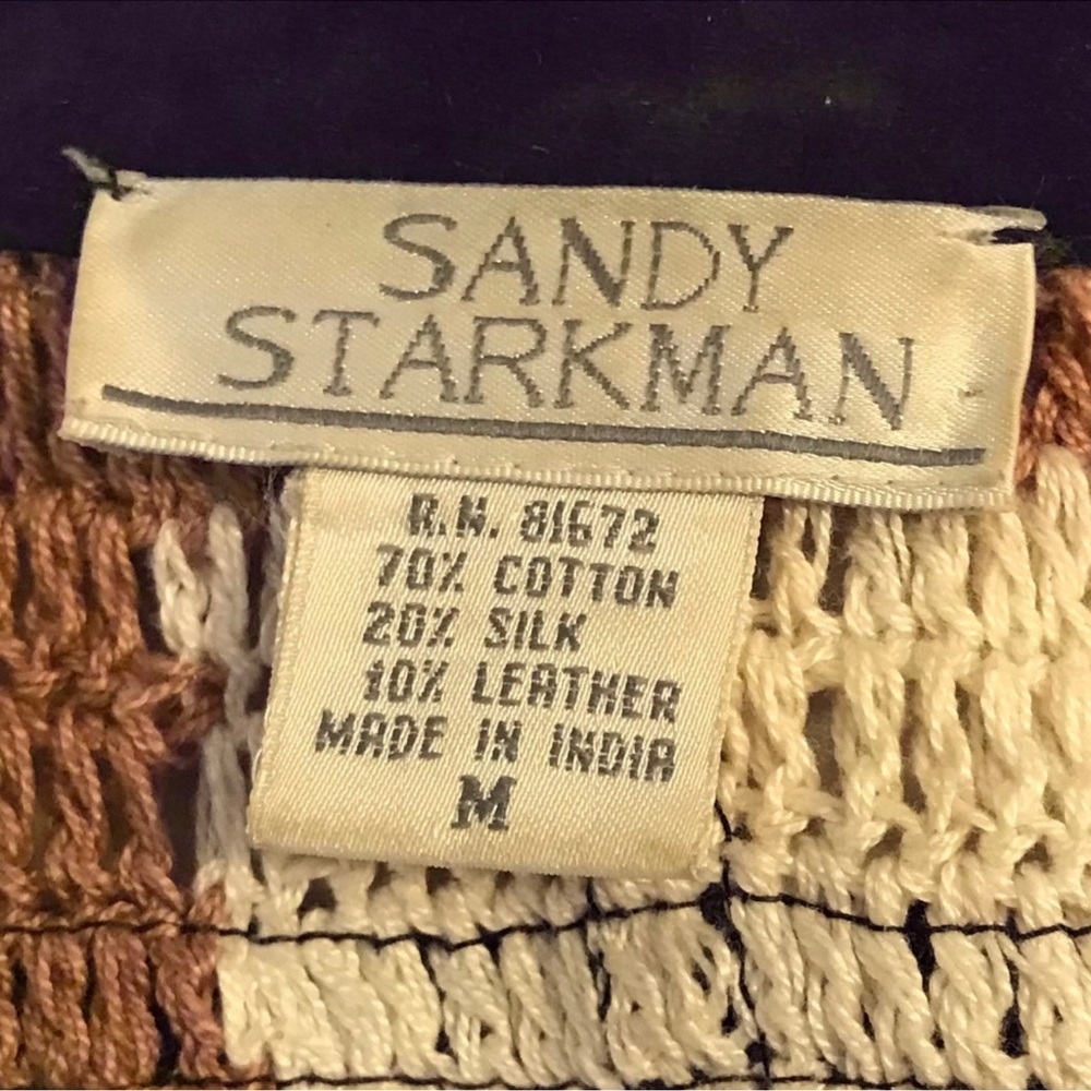 Sandy Starkman Patchwork Knit Blazer - image 4